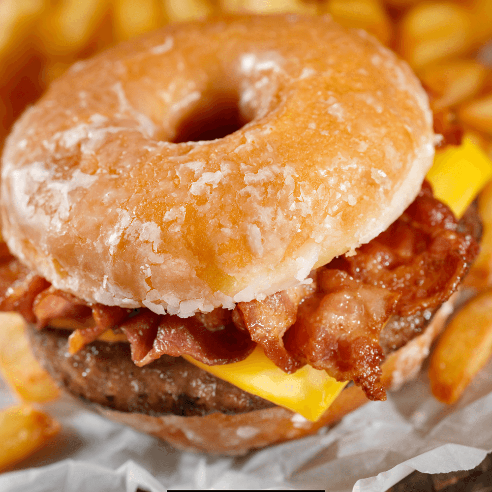 Homemade Burger King Donut Burger Recipe
