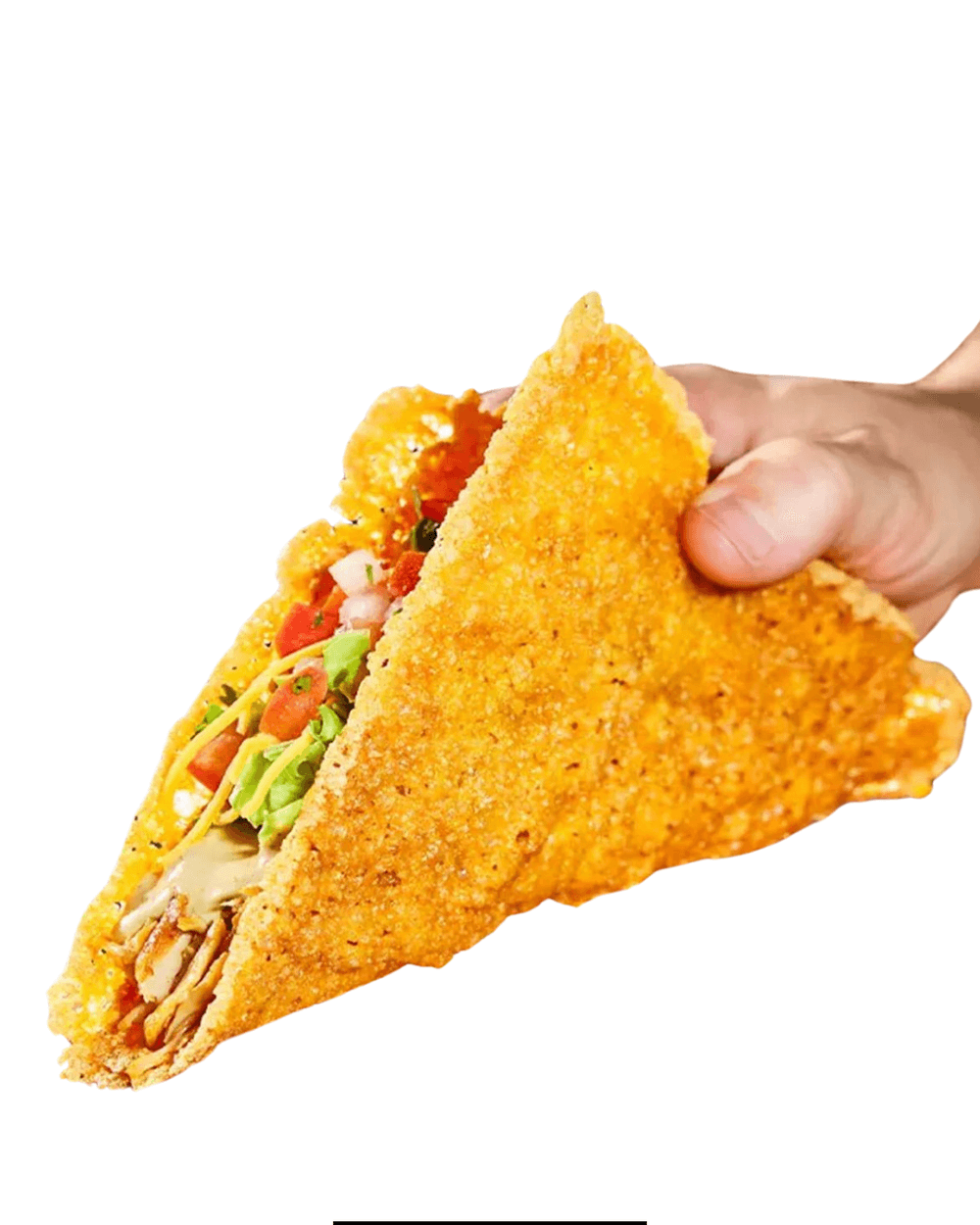 Homemade Taco Bell Queso Crisp Taco Recipe