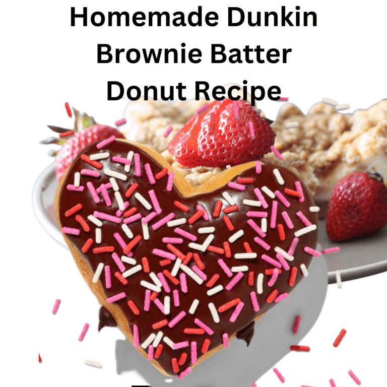 Homemade Dunkin Brownie Batter Donut Recipe