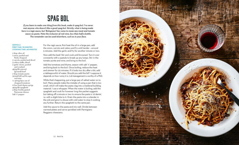 Oh Cook! Cookbook by James May, Easy Recipes